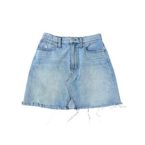 Madewell A Line Demin Mini Skirt Size 27